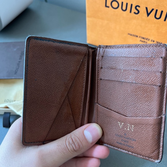 Monogram pocket organizer and key holder - Picture 9 of 9